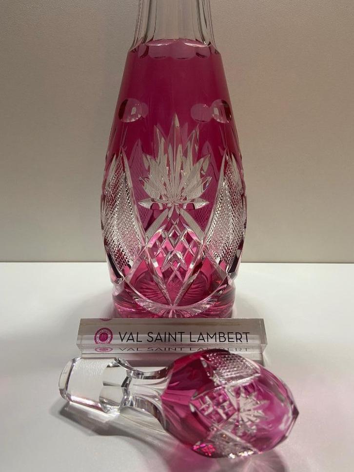 Prachtige karaf “Berncastle” XL Val Saint Lambert, Antiek en Kunst, Antiek | Glas en Kristal, Ophalen of Verzenden