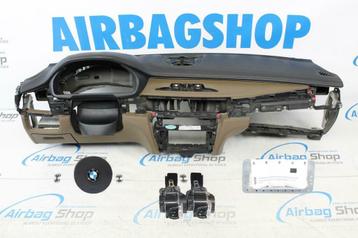 Airbag set Dashboard M zwart/bruin HUD stiksels BMW X5 F15