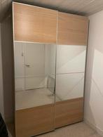 Ikea pax auli kast, Schuifdeurkast met spiegeldeuren, Huis en Inrichting, Kasten | Kledingkasten, Ophalen, Eikenhout, Zo goed als nieuw