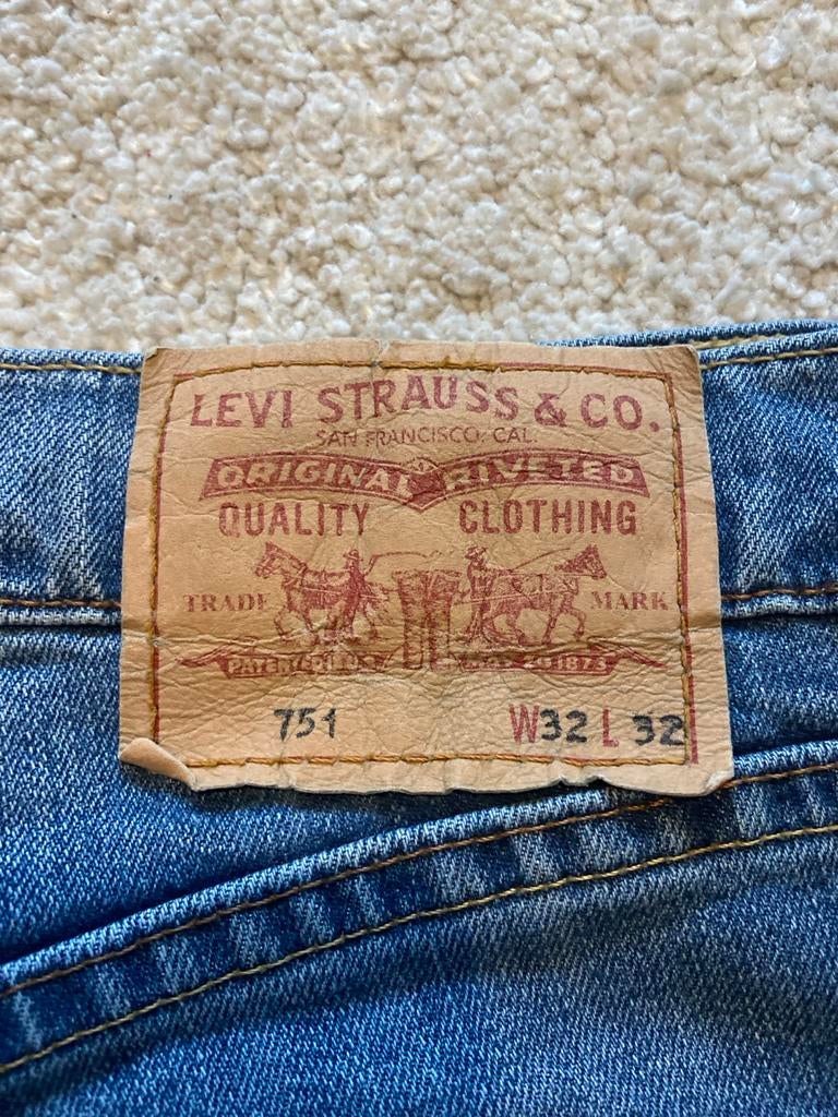Levi's 751 W32/L32 Jeans, Ophalen of Verzenden, Zo goed als nieuw, Blauw
