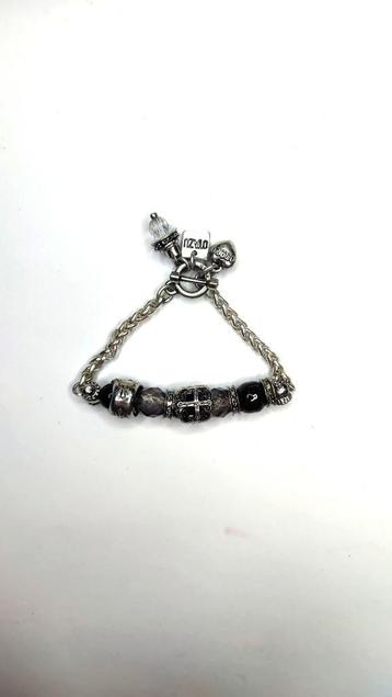 Otazu zilveren armband met kristallen, met certificaat beschikbaar voor biedingen
