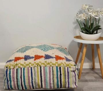 Vintage berber poef,marokkaanse zitkussen incl verzending beschikbaar voor biedingen