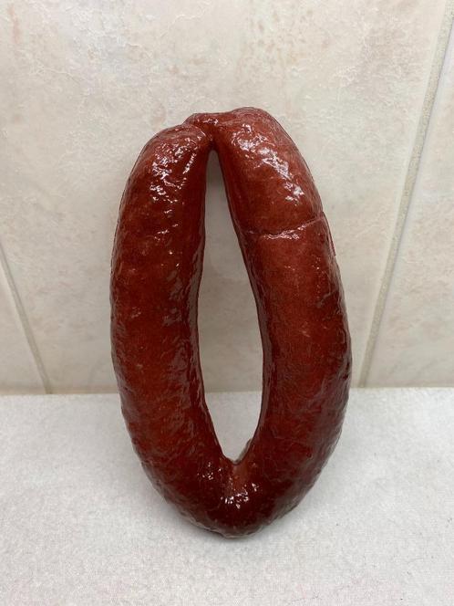 Decoratieve Salami Ring Worst (4), Antiek en Kunst, Curiosa en Brocante, Ophalen of Verzenden