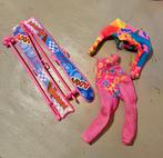 Vintage retro sportkleren skistokken ski’s barbiekleding pak, Ophalen of Verzenden, Zo goed als nieuw, Kleertjes