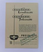 Zündapp Prijslijst Combinette/Falconette (Okt.1956) 2-zijdig, Fietsen en Brommers, Gebruikt, Verzenden