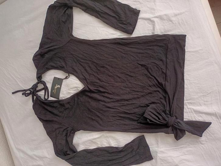 Nieuw! Marlies Dekkers top longsleeve zwart overslag M, Kleding | Dames, Tops, Nieuw, Maat 38/40 (M), Zwart, Lange mouw, Ophalen of Verzenden
