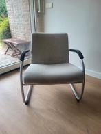 Fauteuil bekleed met grijze stof, Ophalen, Gebruikt, Minder dan 75 cm, Stof