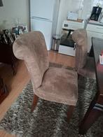 4 zgan Eetkamerstoelen + mooie Eettafel, Ophalen, Zo goed als nieuw, 75 tot 100 cm, 50 tot 75 cm