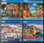 4 Gibsons puzzels à 1000 stukjes, Ophalen of Verzenden, 500 t/m 1500 stukjes, Zo goed als nieuw