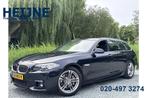 BMW 5 Serie Touring 520IA M-SPORT EXECUTIVE NAVI/LED/PDC/M-P, Auto's, BMW, Gebruikt, 4 cilinders, 2000 kg, Zwart