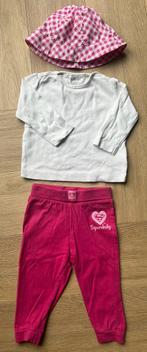 Broekje, shirt en zonnehoedje, maat 62 (ook apart te koop), Kinderen en Baby's, Babykleding | Maat 62, Meisje, Ophalen of Verzenden