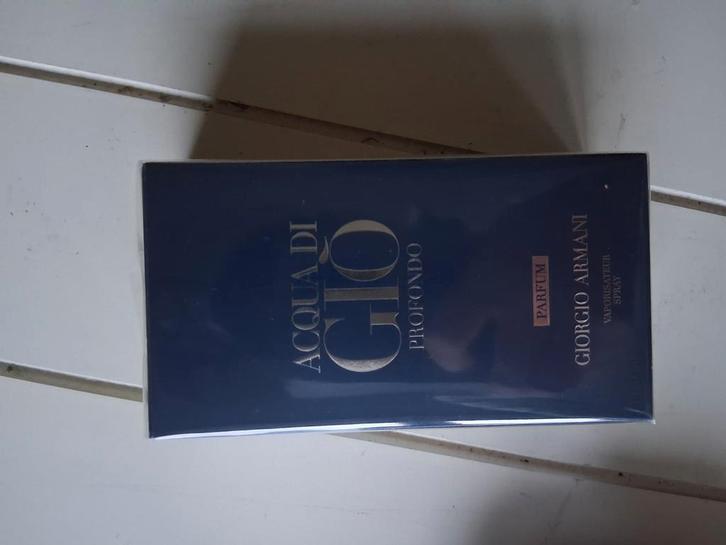 Acqua di Gio Profondo Parfum 100ml - Nieuw, Sieraden, Tassen en Uiterlijk, Uiterlijk | Parfum, Nieuw, Ophalen
