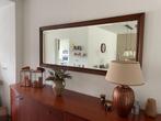 Prachtige spiegel, geslepen glas, Huis en Inrichting, Woonaccessoires | Spiegels, Minder dan 100 cm, Rechthoekig, 125 cm of meer