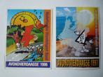 2x Oude Vintage Sticker Avondvierdaagse 1996 + 1997 Jaren 90, Verzamelen, Stickers, Overige typen, Ophalen of Verzenden, Zo goed als nieuw