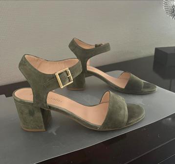 Pedro Miralles 41 sandaaltjes Groen khaki suede zomer beschikbaar voor biedingen