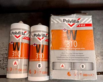 Polyfilla Pro W310 22K Sneldrogende Epoxy Houtreparatiepasta beschikbaar voor biedingen