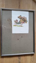 Antiek zilver kleur fotolijstje bewerkt randje., Ophalen of Verzenden