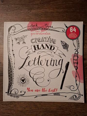 Nieuw boek voor handlettering beschikbaar voor biedingen