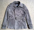 Chique leren herfstjas, Kleding | Dames, Maat 38/40 (M), Ophalen of Verzenden, Zo goed als nieuw, Grijs