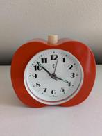 HEMA wekker vintage jaren 70 appeltje, Witgoed en Apparatuur, Wekkers, Ophalen of Verzenden, Gebruikt, Analoog