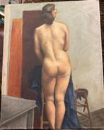 Emile Baes  Olieverf op doek, Antiek en Kunst, Kunst | Schilderijen | Klassiek, Ophalen