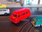 1961 Barkas B 1000 Kombiwagen/Kleinbus - SES DDR rood, Ophalen of Verzenden, Zo goed als nieuw, Auto, Herpa