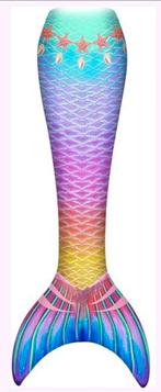 Zeemeermin staart om te zwemmen, Jongen of Meisje, One size, Nieuw, Ophalen of Verzenden