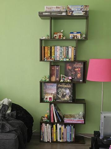 Boekenkast - Vintage - Bruin - 190x70x24cm beschikbaar voor biedingen