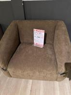 Fauteuil stoel luxe stof bruin nieuw lounge seat, Huis en Inrichting, Fauteuils, Ophalen, Nieuw, Stof