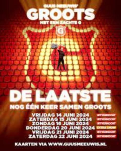 Guus Meeuwis 20juni Groots met een zachte G, Tickets en Kaartjes, Concerten | Nederlandstalig, Twee personen, Juni, Levenslied