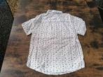 Wit overhemd met driehoekjes Maat 92 h, Kinderen en Baby's, Kinderkleding | Maat 92, Ophalen of Verzenden, Zo goed als nieuw, Onbekend