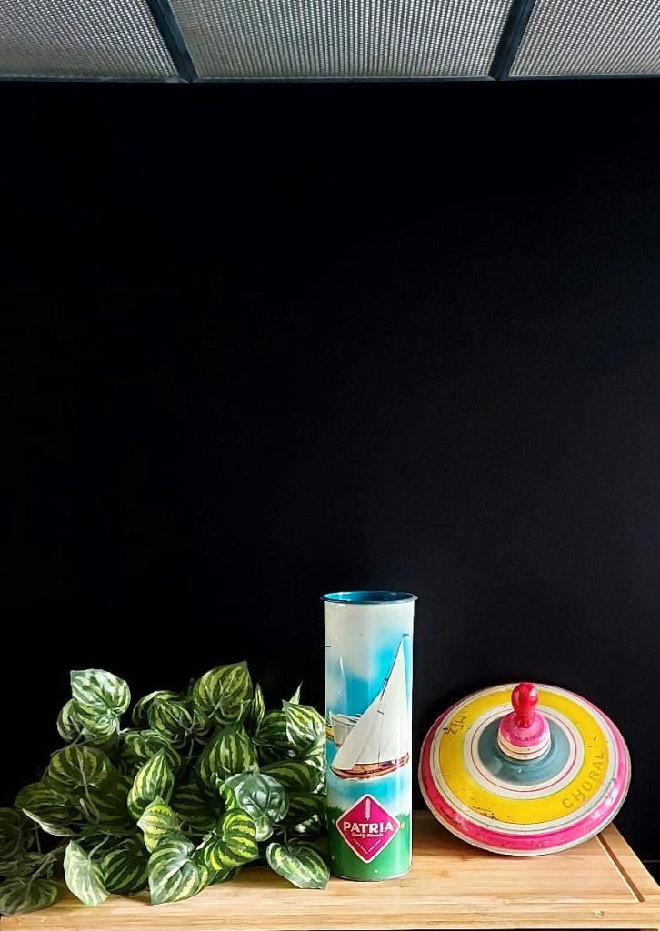 Blik Patria Biscuits Reisverpakking 1968, Verzamelen, Blikken, Gebruikt, Beschuit, Ophalen of Verzenden