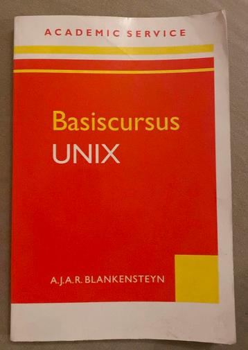 A.J.A.R. Blankensteyn - Basiscursus UNIX beschikbaar voor biedingen