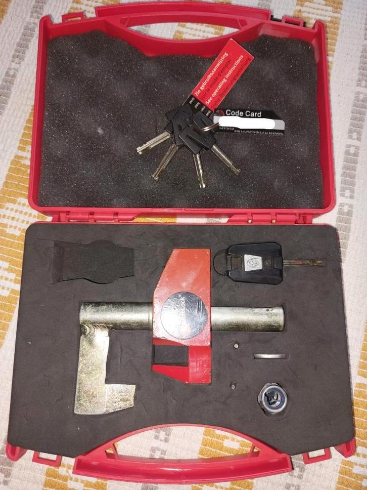 DoubleLock Compact Eagle koppelingsslot, Caravans en Kamperen, Caravan accessoires, Zo goed als nieuw, Ophalen