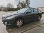 Mazda 6 2.0 Sportbreak 2010 Zwart, Auto's, Voorwielaandrijving, 4 cilinders, Zwart, Handgeschakeld
