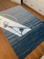 Blauw Vloerkleed - 230 bij 160 cm, Ophalen, Gebruikt, Blauw, 150 tot 200 cm