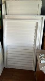 10 jasno shutters wit met frame, Ophalen, Zo goed als nieuw, Wit, Minder dan 100 cm