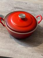 Le Creuset nummer  24 braadpan uit Frankrijk, Huis en Inrichting, Keuken | Potten en Pannen, Ophalen, Zo goed als nieuw, Gietijzer