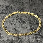 14 karaat gouden armband flat magnum schakel, Ophalen of Verzenden, Nieuw, Goud