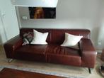 Topform leren bank met fauteuile., Huis en Inrichting, Banken | Bankstellen, Ophalen, Minder dan 75 cm, Driepersoons, Leer