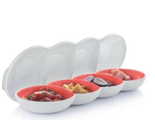 Tupperware tapasschaal + deksel Tapasschaal laag laatste, Huis en Inrichting, Keuken | Tupperware, Nieuw, Ophalen of Verzenden