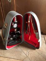 Antieke Vico Microscoop met Accessoires, Audio, Tv en Foto, Optische apparatuur | Microscopen, Ophalen of Verzenden, Gebruikt