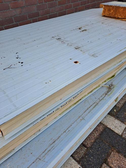 Sandwichpanelen 13 cm dik, Doe-het-zelf en Verbouw, Isolatie en Afdichting, Zo goed als nieuw, Vloerisolatie, Hardschuim (Pir)