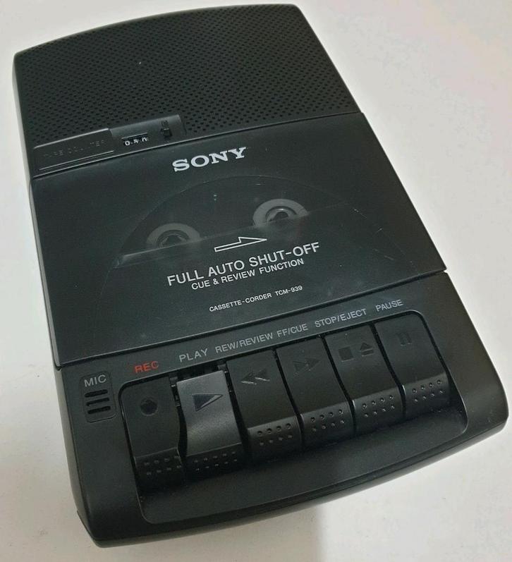 Sony cassette recorder tcm-939 i.z.g.s., Audio, Tv en Foto, Cassettedecks, Sony, Ophalen of Verzenden