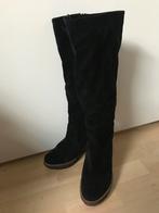 Cordblue zwarte suède laarzen mt 39 sleehak, Ophalen of Verzenden, Zo goed als nieuw, Bruin, Hoge laarzen