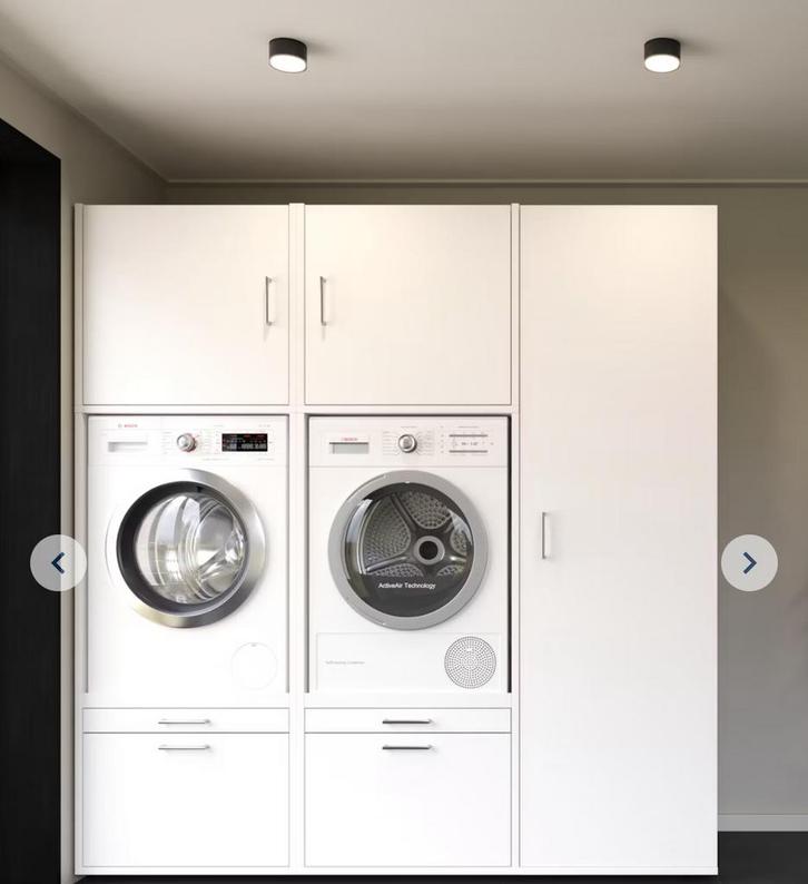 Wastoren Kast voor Wasmachine & Droger, Witgoed en Apparatuur, Wasmachines, Nieuw, Voorlader, 8 tot 10 kg, 95 cm of meer, 1600 toeren of meer