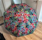 Parasol met knikfunctie 190 cm, Ophalen, Zo goed als nieuw, 1 tot 2 meter, Kantelbaar