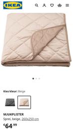 Grote sprei ikea 260x250, Huis en Inrichting, Slaapkamer | Beddengoed, Beige, Overige typen, Tweepersoons, Ophalen of Verzenden