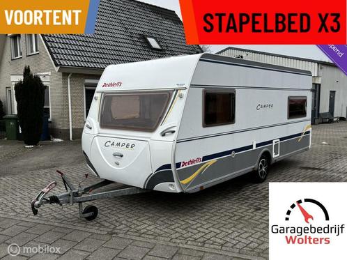 Dethleffs 500 Camper rondzit treinzit 3x stapelbed voortent, Caravans en Kamperen, Caravans, Bedrijf, meer dan 6, 1000 - 1250 kg
