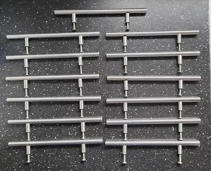 RVS'Handgrepen'12 Stuks'keukendeur'greep'handvaten, Huis en Inrichting, Keuken | Keukenelementen, Nieuw, Minder dan 100 cm, Minder dan 50 cm